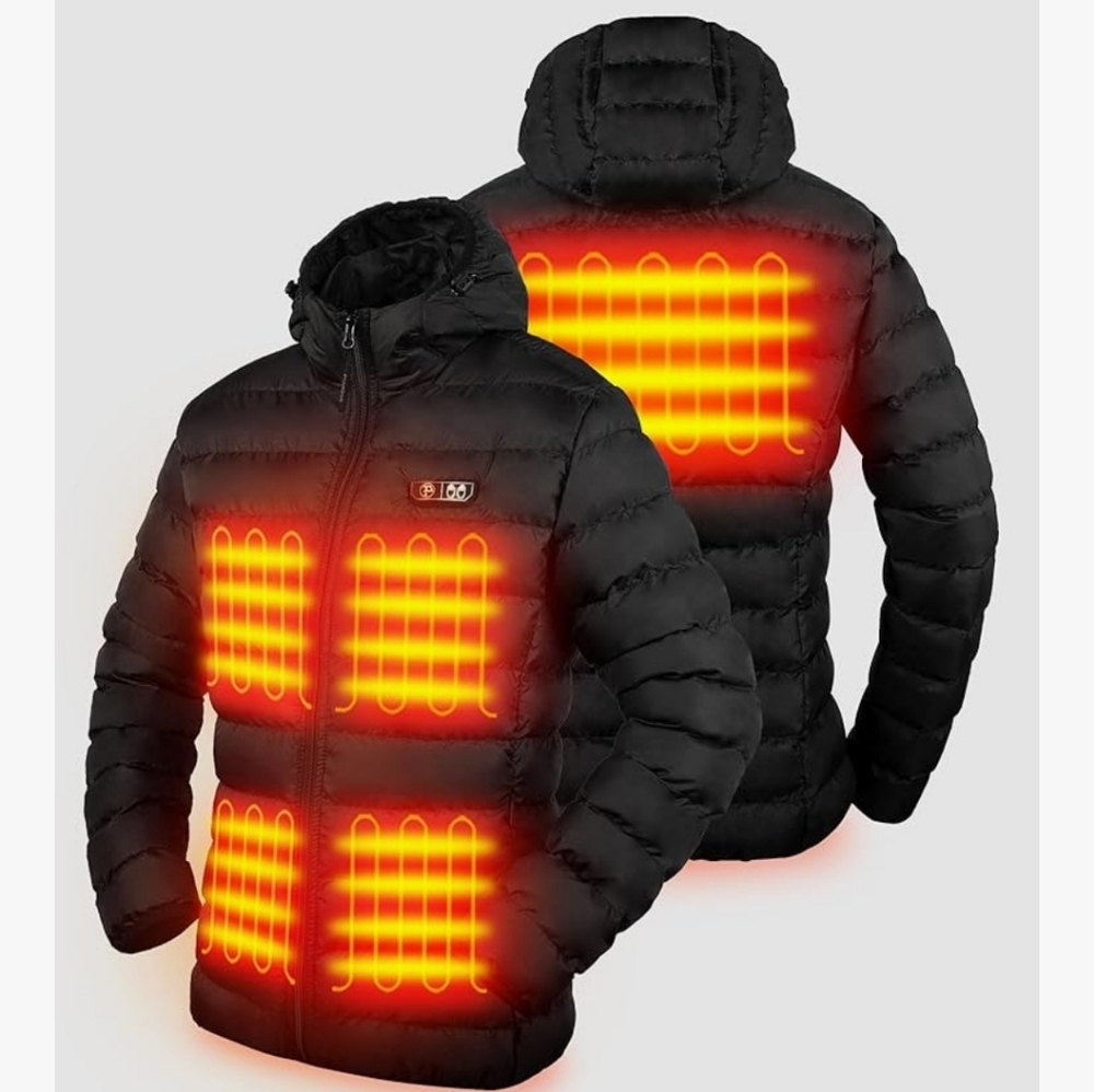 Black Heated Jacket Size M